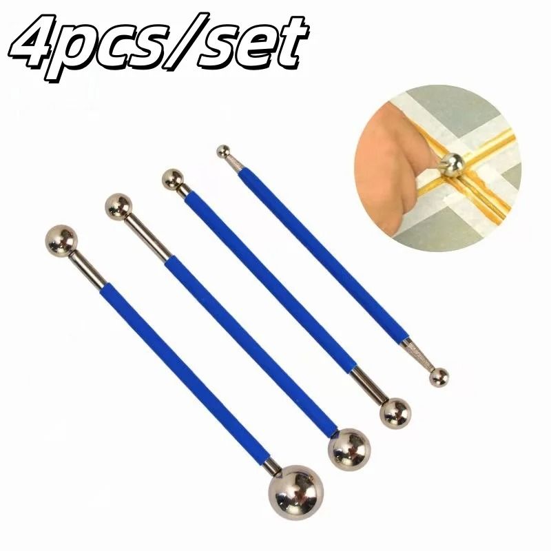 Professional Tile Grout Repair Tool Double Ball Modelling Stick Set