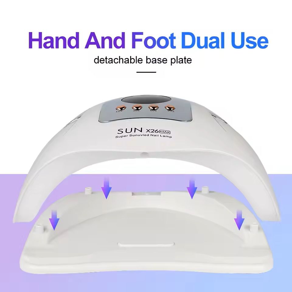 LED Nail Dryer Lamp with 81 Lights for Gel Polish and Nail Art