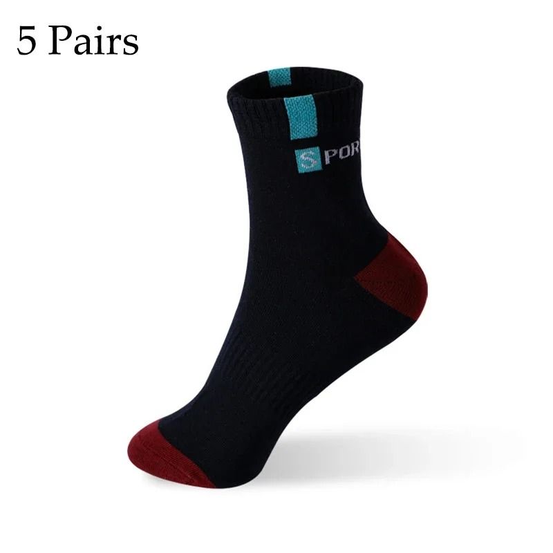 Men Bamboo Fiber Socks Breathable Odor Control Cotton Blend