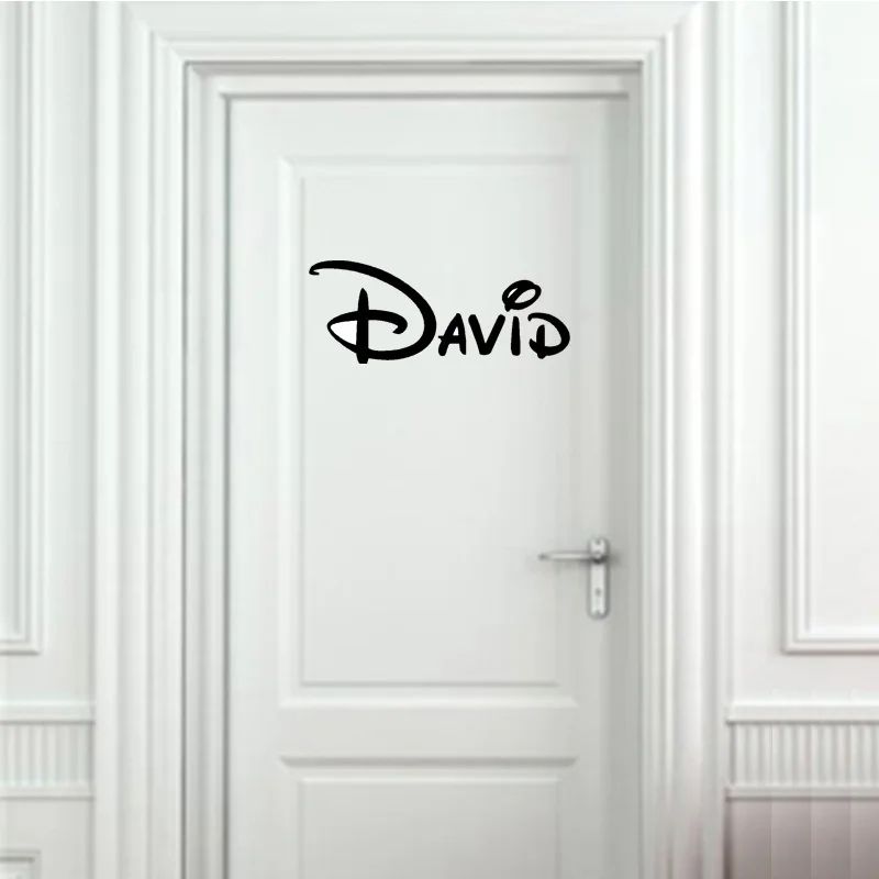 Personalized Name Wall Decal for Kids Room Removable Vinyl Nursery Wall Sticker
