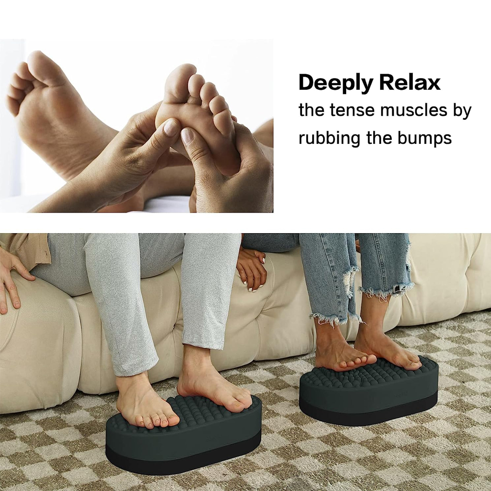 Ergonomic Foot Rest Under Desk for Office & Gaming Chair, Adjustable Memory Foam Foot Stool for Back & Hip Pain Relief
