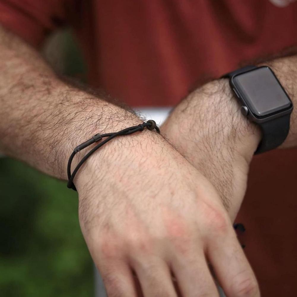 Adjustable Survival Bracelet for Outdoor Adventures Emergency Glass Breaker, Essential Camping Tool