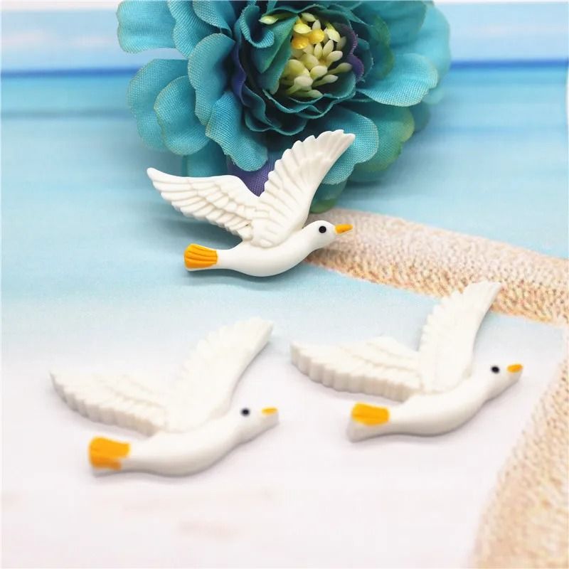 Miniature Marine Beach Resin Charms | DIY Nautical Craft & Flatback Decor Set