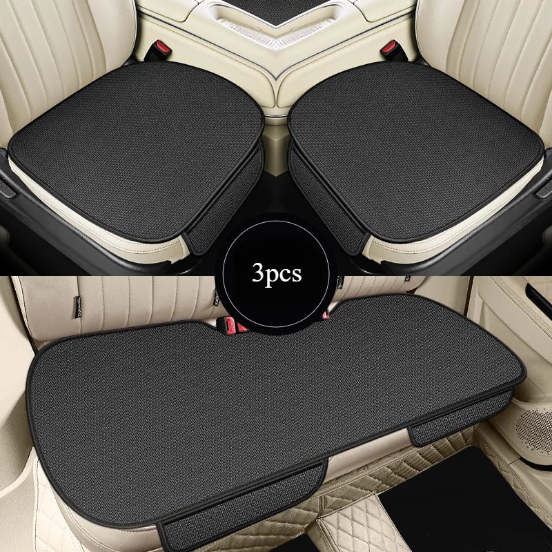 CoolRide Ice Silk Car Seat Cushion Cover - Breathable, Non-Slip, Universal Fit Comfort Pad