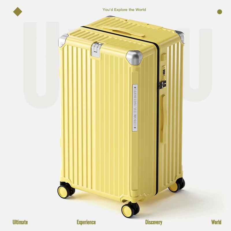 Hard Shell Carry On Suitcase Rolling Travel Luggage with Spinner Wheels 20 24 26 28 30 Inch Large Capacity Durable Lugga