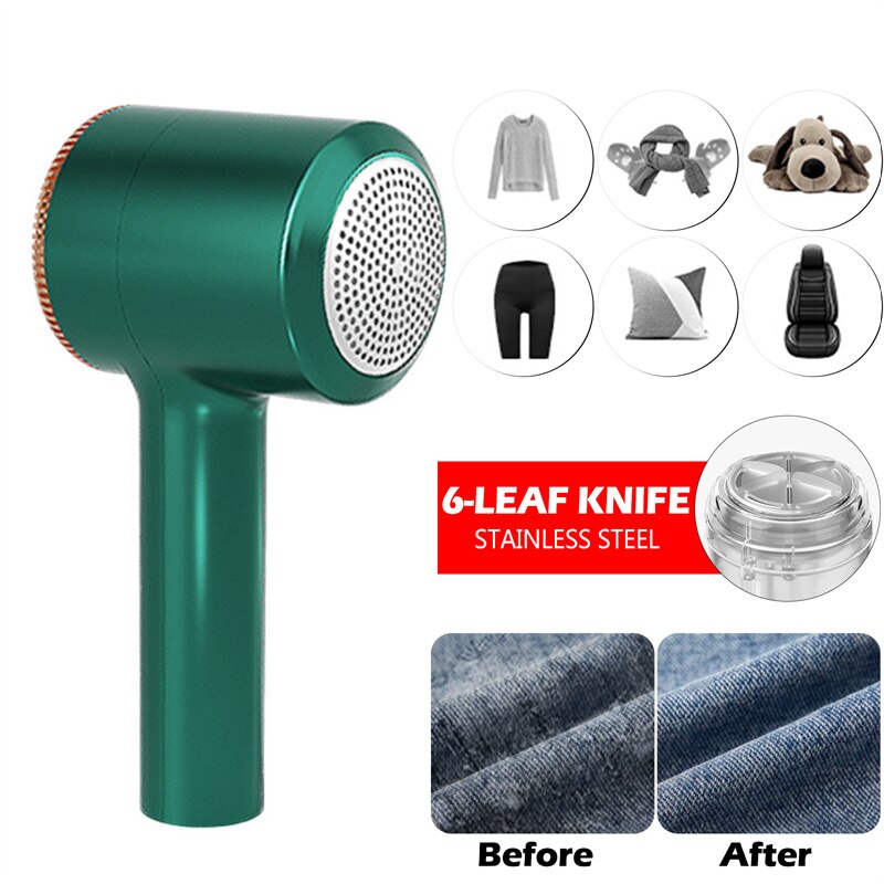USB Electric Rechargeable Lint Remover, Hair Ball Trimmer, Clothes Sweater Shaver, Fuzz Removal Device
