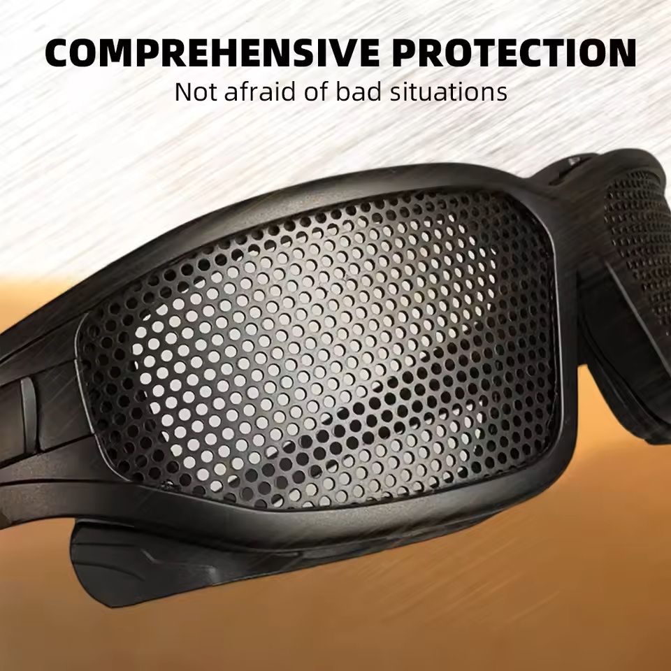 SteelMesh Tactical Goggles – Anti-Impact Military-Grade Eye Protection for Airsoft, Paintball & Hunting