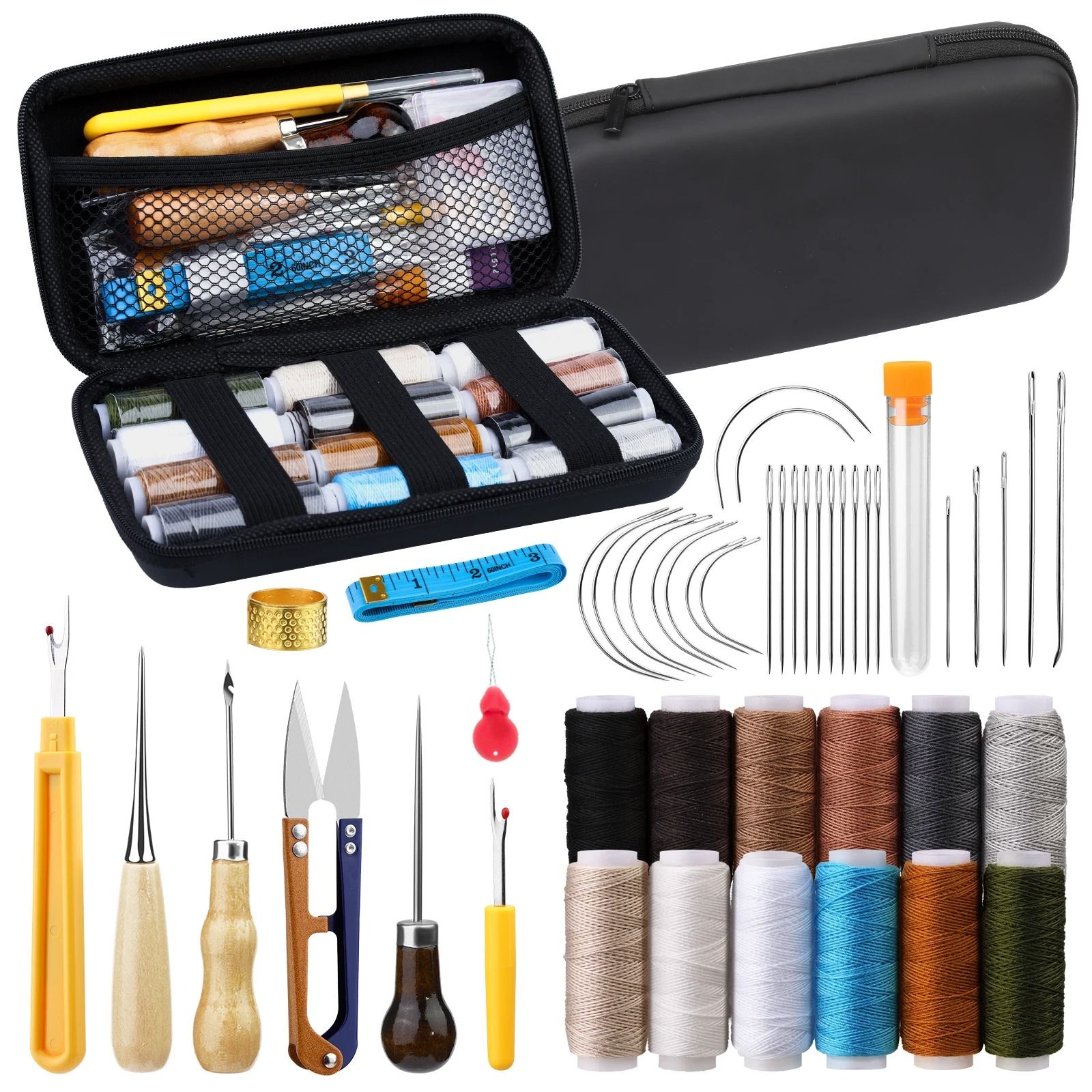 Leather Craft Sewing & Repair Kit – Professional Multi-Piece Stitching Set