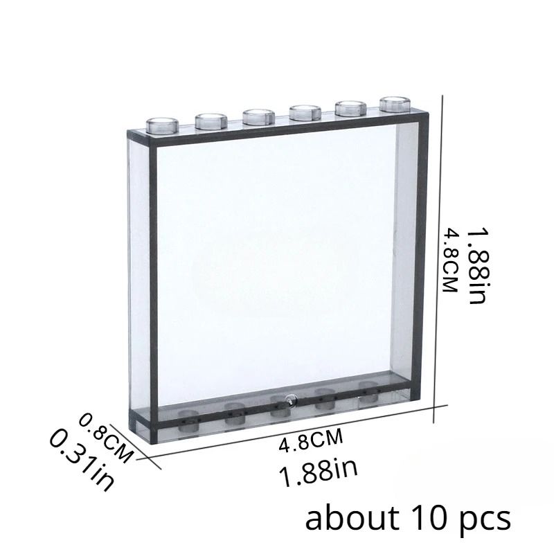 1x6x5 Window Glass House Wall Elements