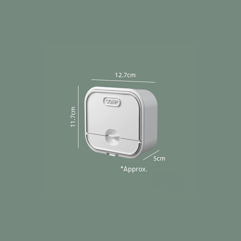 Flip Lid Drain Soap Box