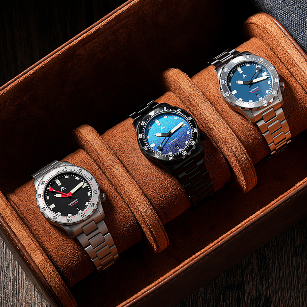 Luxury Automatic Mechanical Watch with Sapphire PVD Waterproof Design, Luminous Dial
