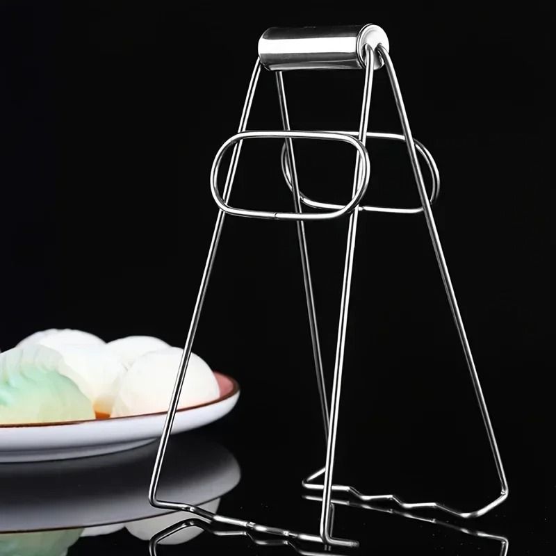 Stainless Steel Hot Dish Clamp Foldable Bowl and Pot Gripper