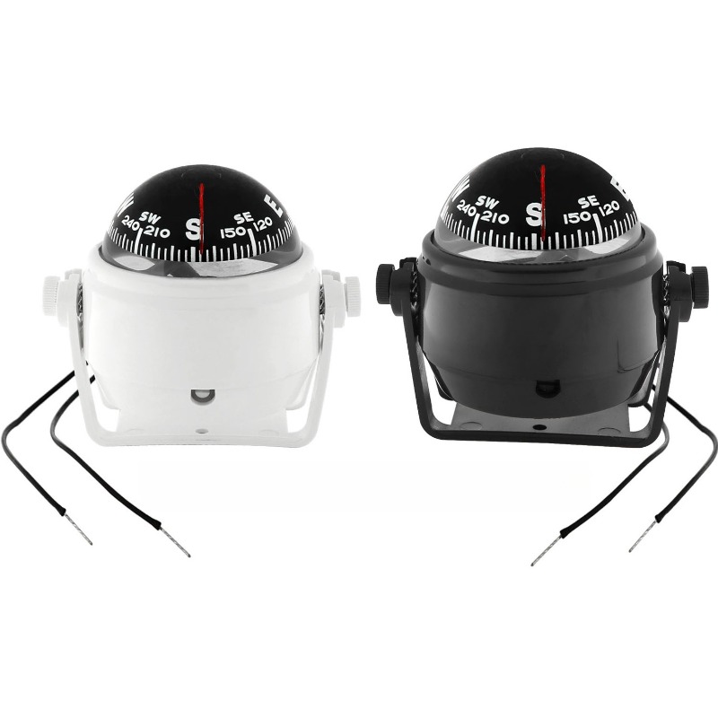Magnetic Car Dashboard Compass Ball with Adjustable Declination for Car Boat Truck