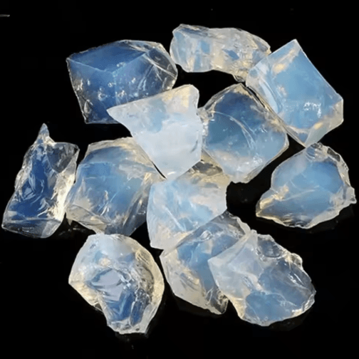 700g Natural Opal Rough Stones – Raw Crystal Specimens for Healing, Display & Decor