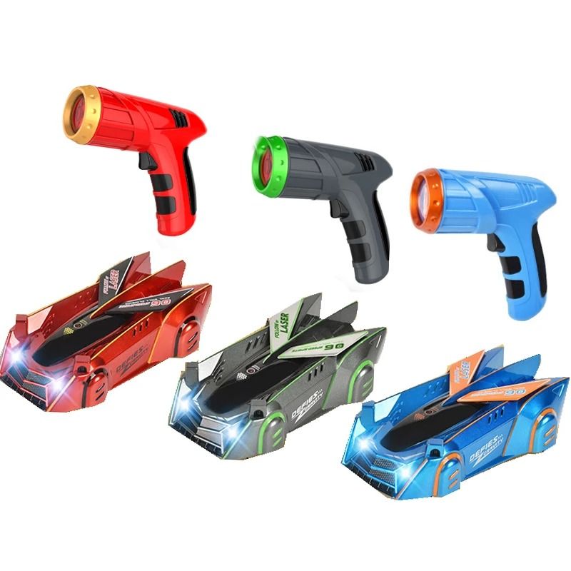Infrared Laser Controlled Wall Climbing RC Stunt Car