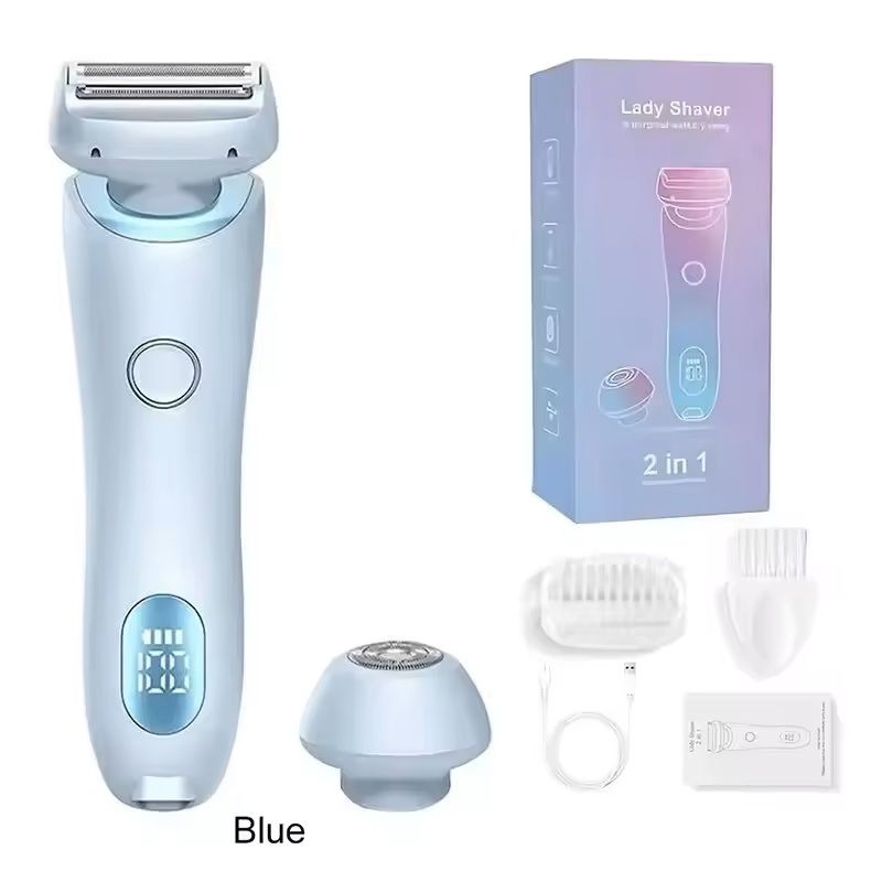 2 in 1 Womens Electric Body and Face Trimmer
