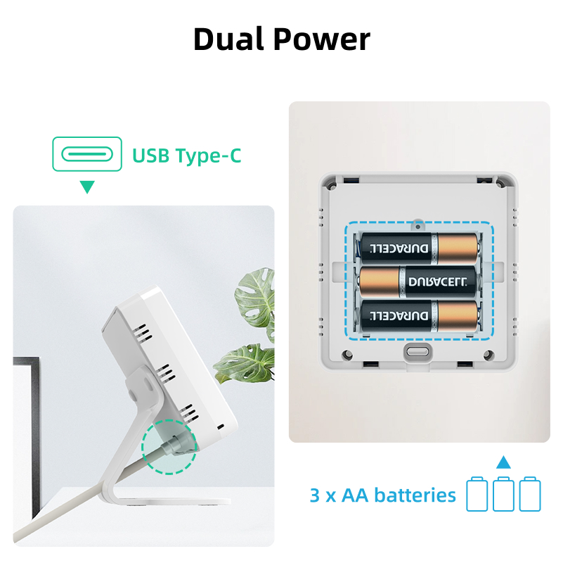 Smart WiFi Thermostat Wireless Temperature Controller, Heating Water Gas Boiler, USB Battery Powered with Alexa, Google