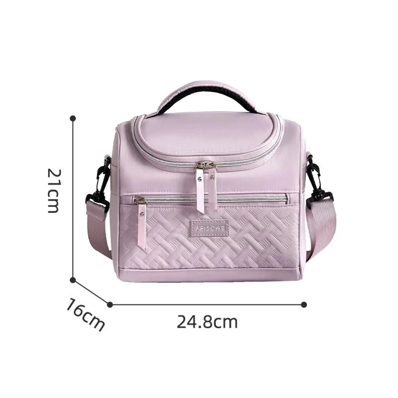 Premium Large-Capacity Insulated Shoulder Bento Bag