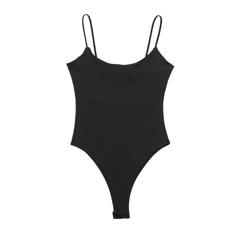 Womens Backless Bodysuit Sexy Slim Fit One Piece Bodysuit Top