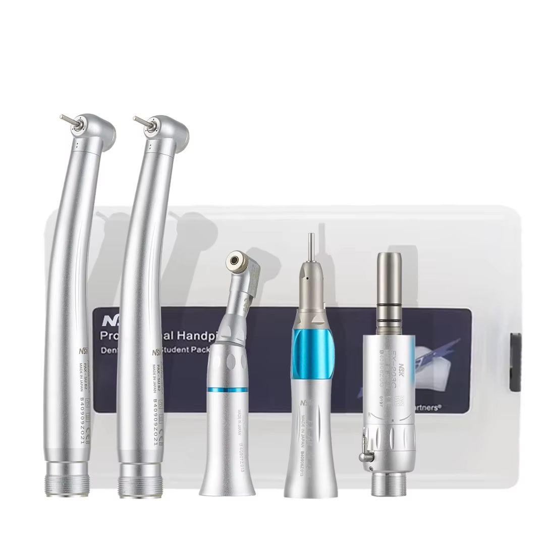 NSK Pana-Max2 Dental Handpiece Set – 1 1 Contra Angle Low & High Speed Turbine