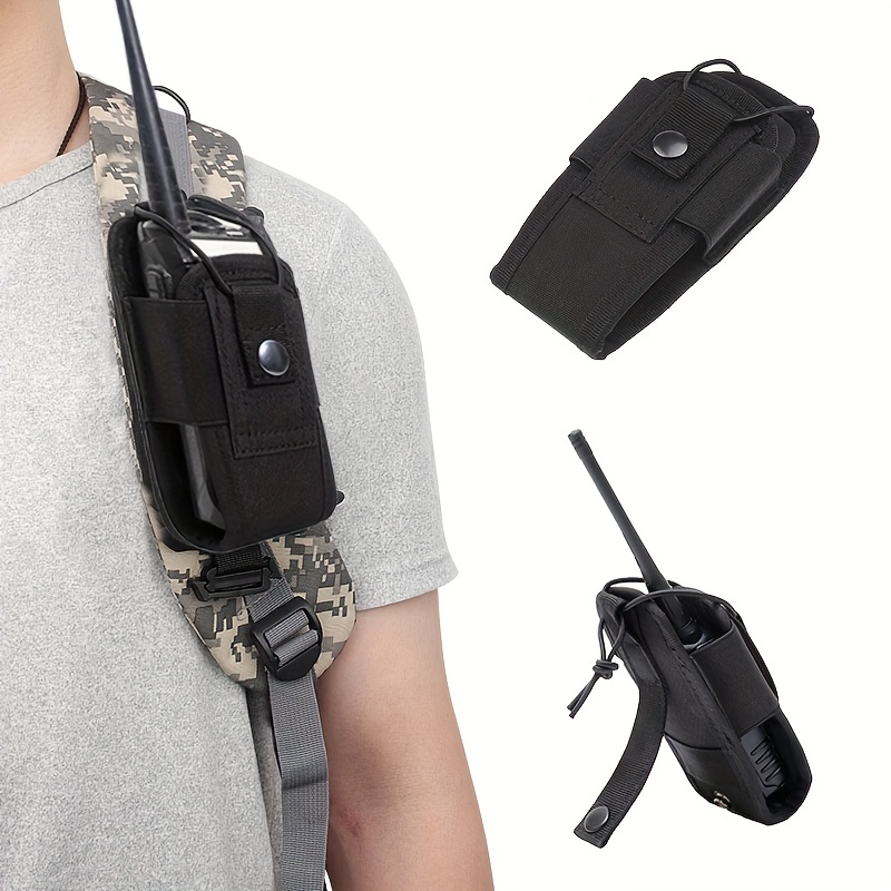 Adjustable Walkie Talkie Pouch Holder Universal Radio Case for Storage & Protection