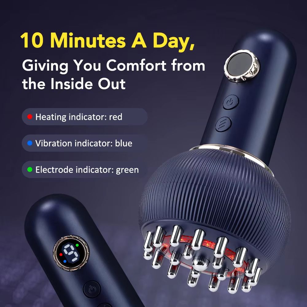 SlimSculpt Wireless Gua Sha Massager – Body Shaping & Lymphatic Drainage Device