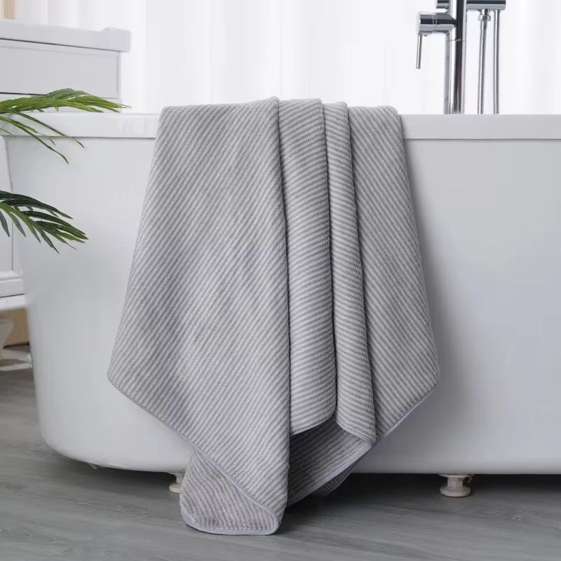 Thick Microfiber Body Bath Towel – Large Quick-Dry Spa and Gym Shower Towel