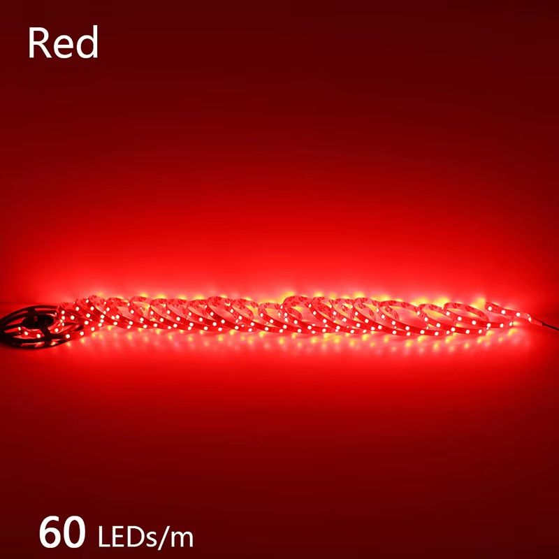 LumiFlex 2835 LED Strip Light – 5M Flexible Waterproof Light Strip DC12V/24V, 300–1200 LEDs, Cuttable Home Lighting Bar