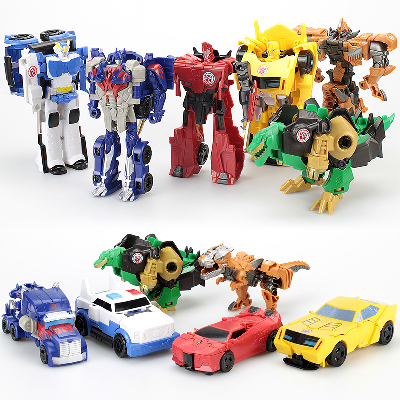 Transforming Robot Car Toy for Boys One-Step Deformation, Fun Gift for Kids