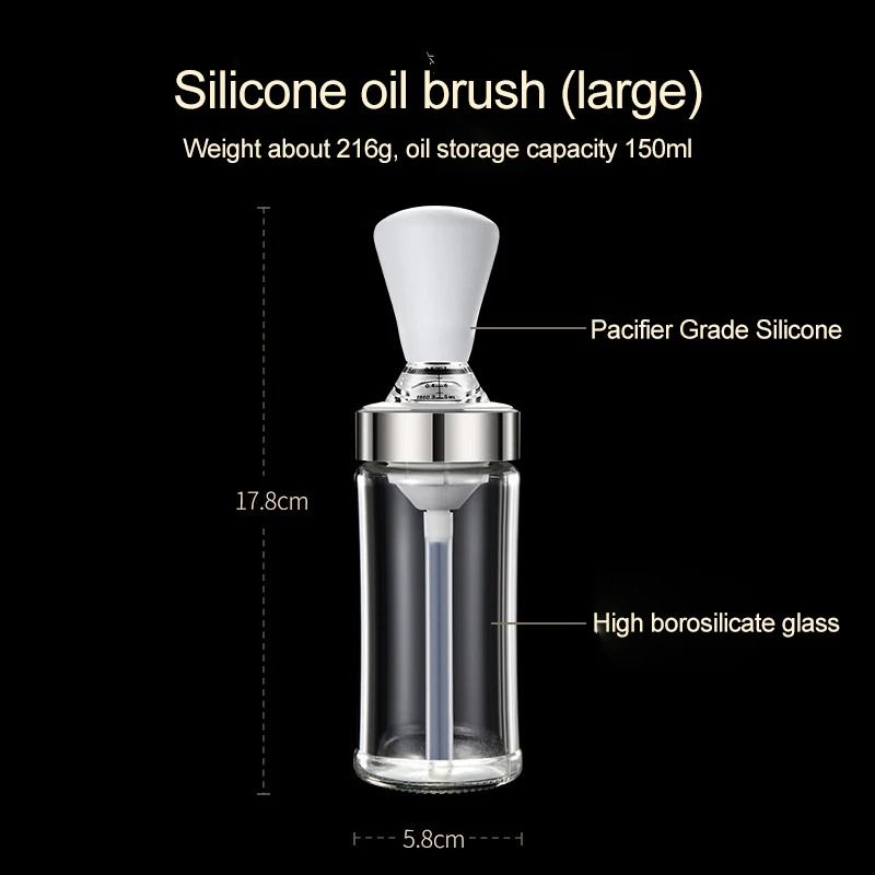 Silicone Oil Bottle & Integrated Basting Brush