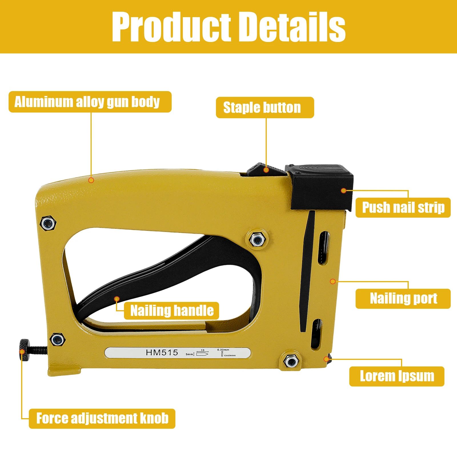 ProFlex Precision Picture Frame Nailer Kit with 1000 Nails