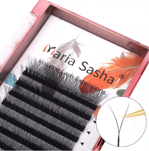 MARIA YY Volume Eyelash Extensions – M/L Curl Y-Wire Russian Lashes (7mm)