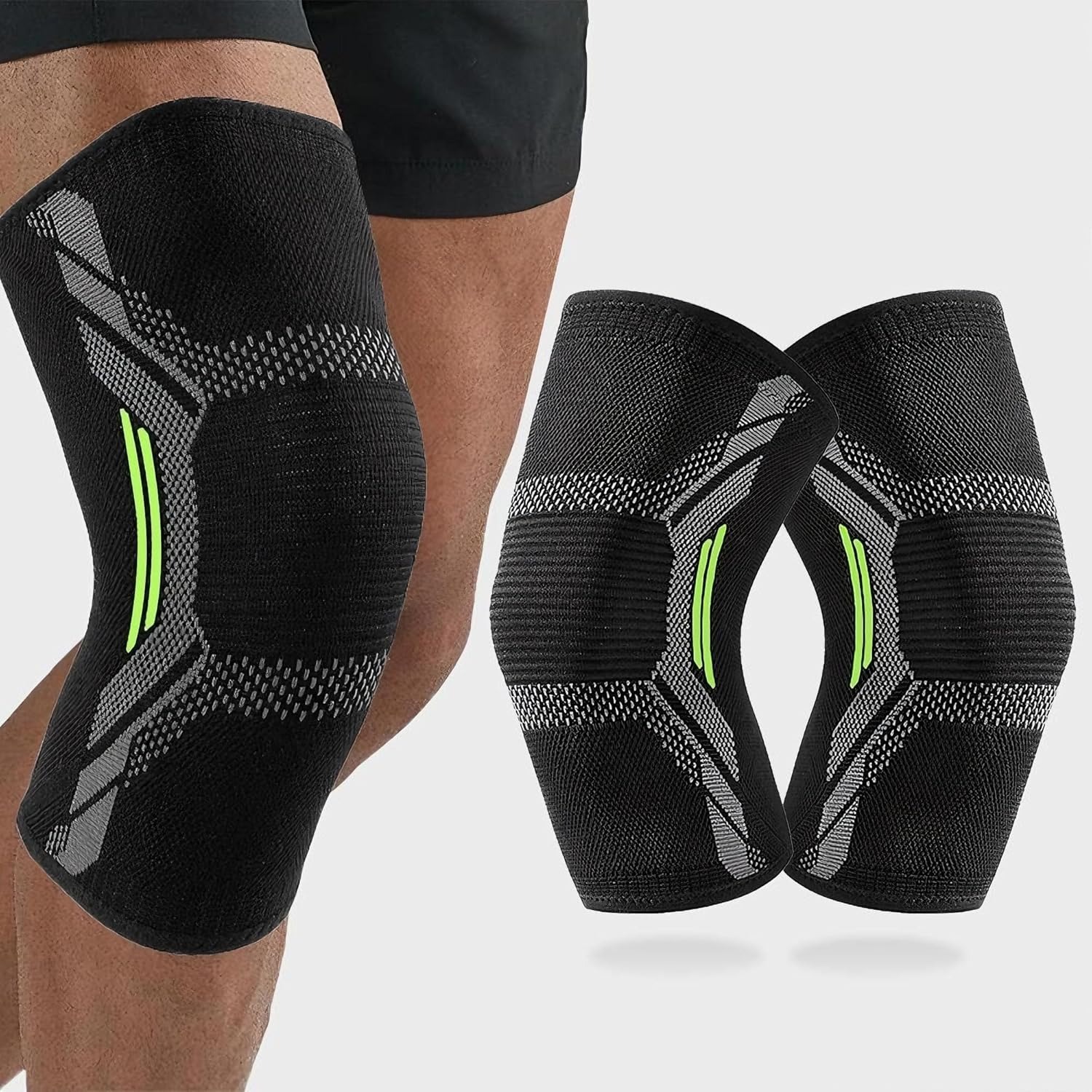 Knee Compression Sleeves for Pain Relief Support for Arthritis and Knee Pain