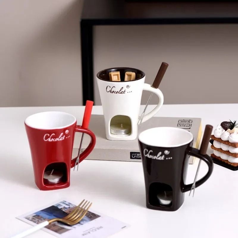 Personal Mini Fondue Mug Set