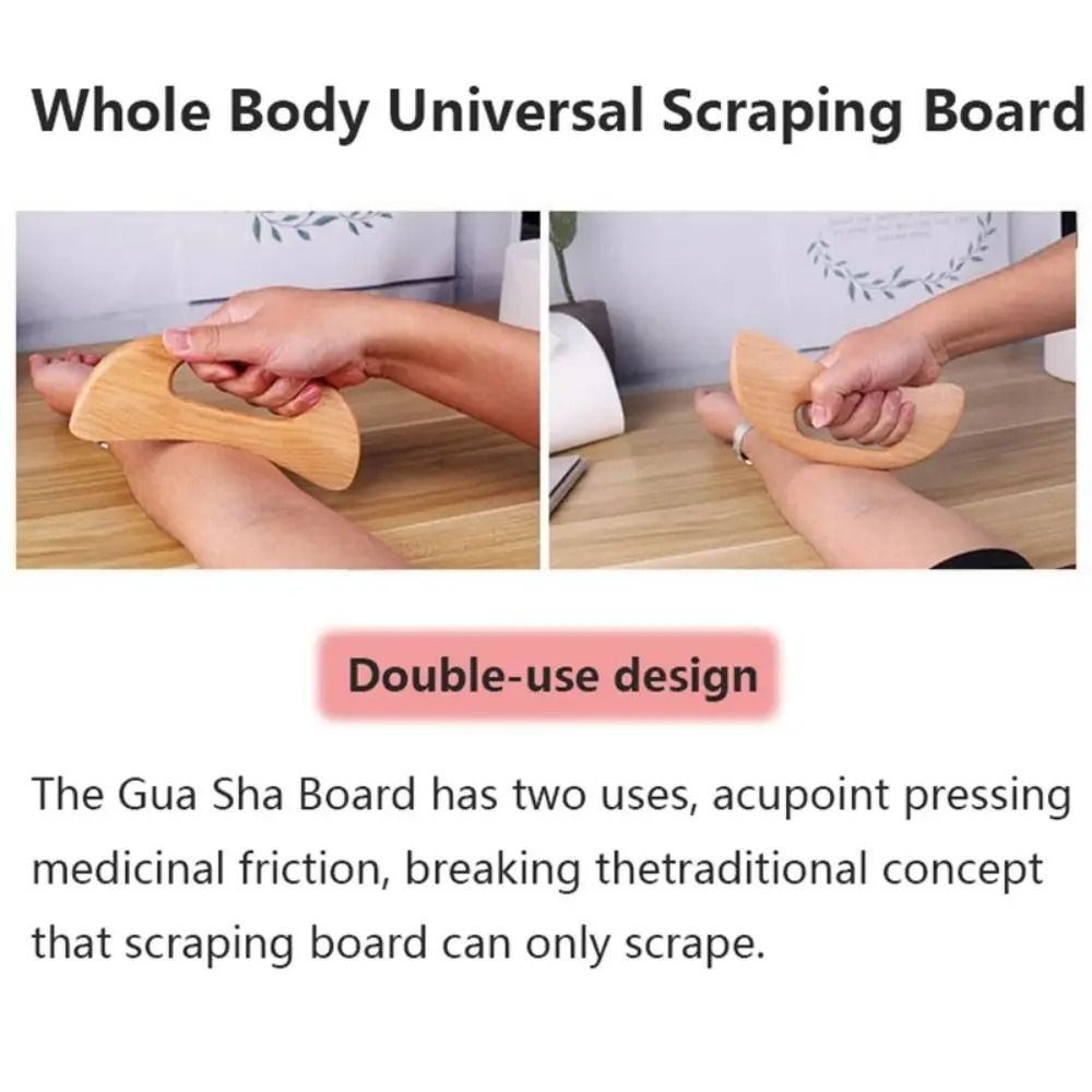 Wooden Gua Sha Body Massage Scraping Tool
