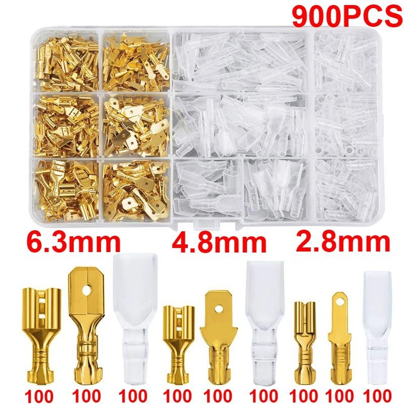 Professional Grade Insulated Spade Terminal Connection Kit