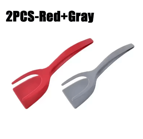 2-in-1 Egg Spatula Tongs – Pancake & Egg Flipping Tool