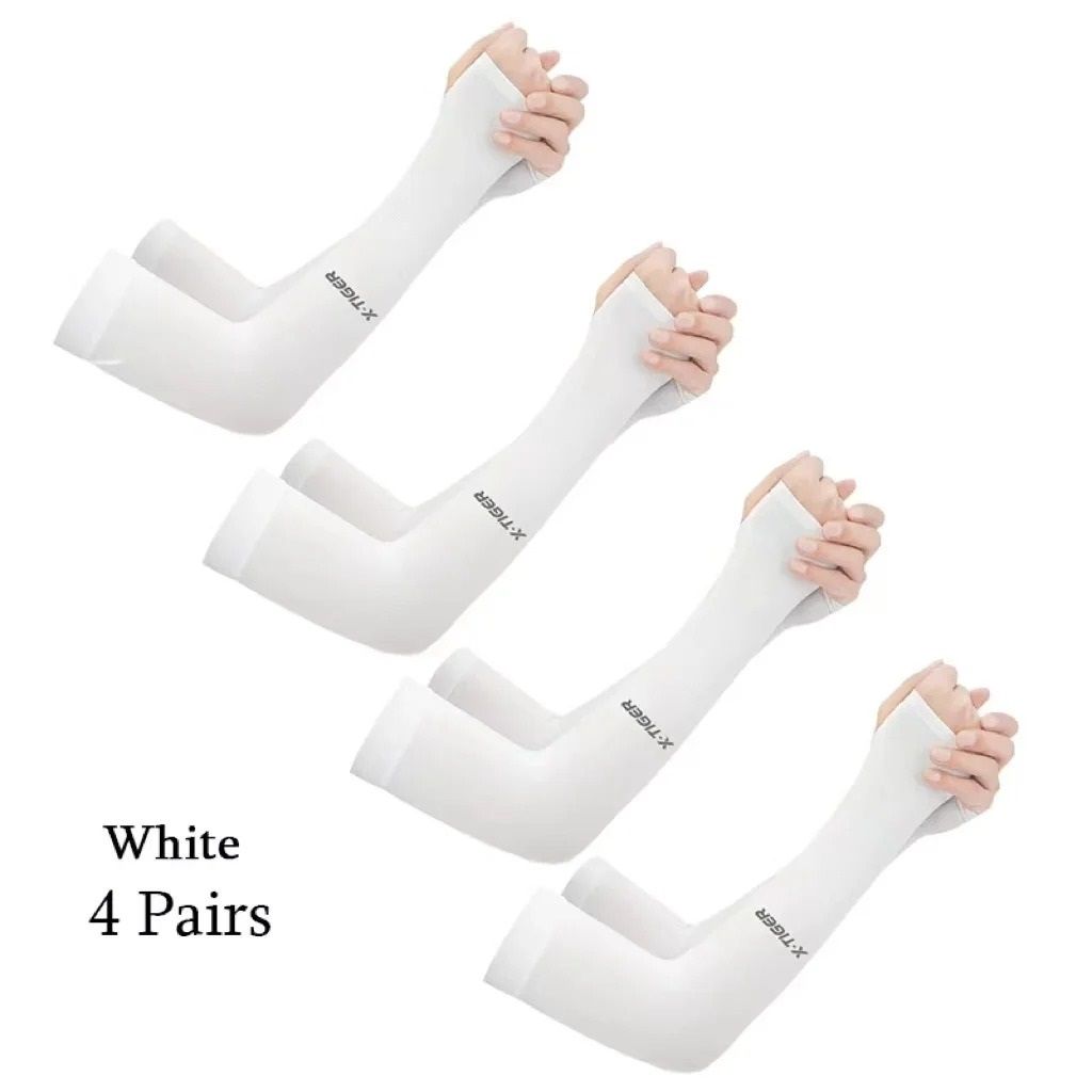 Summer Ice Cloth Cycling Arm Sleeves Sun Protection