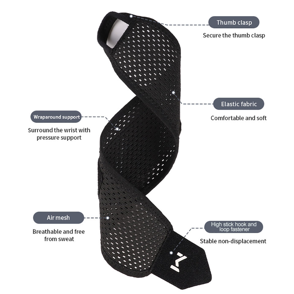 Breathable Wrist Protectors for Sports & Fitness, Joint Pain Relief & Tendon Support