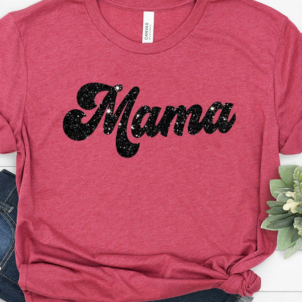 Retro Mama Shirt – Groovy Mama T-Shirt, Perfect Pregnancy Reveal and Mother's Day Shirt