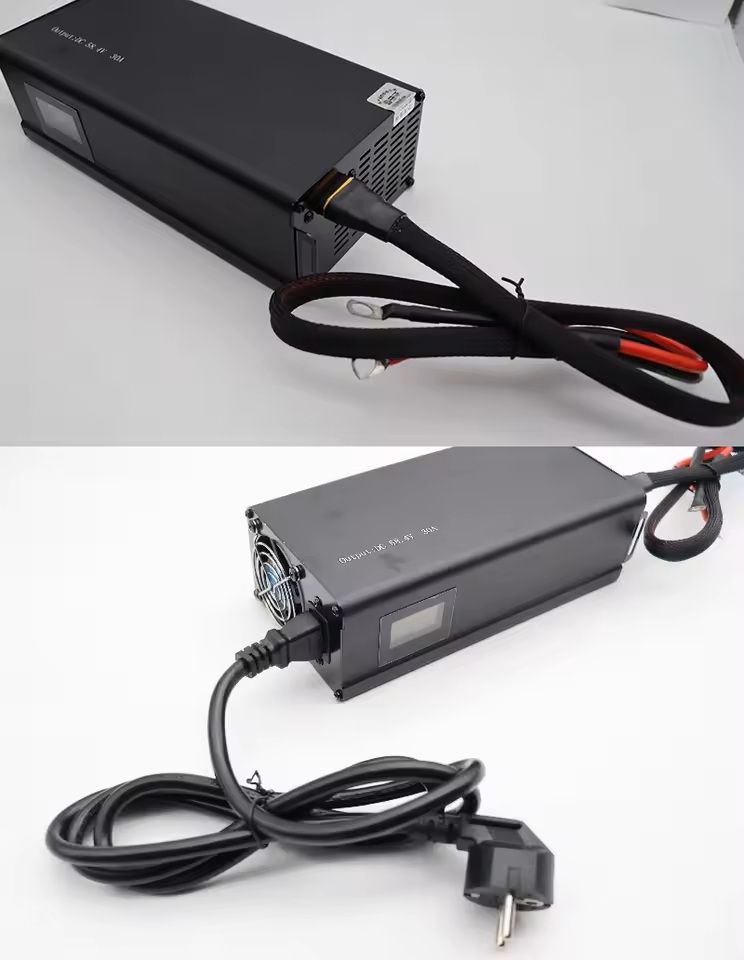 Adjustable Smart Battery Charger 10V–92.4V for Li-ion, Lifepo4 and Lead Acid Packs