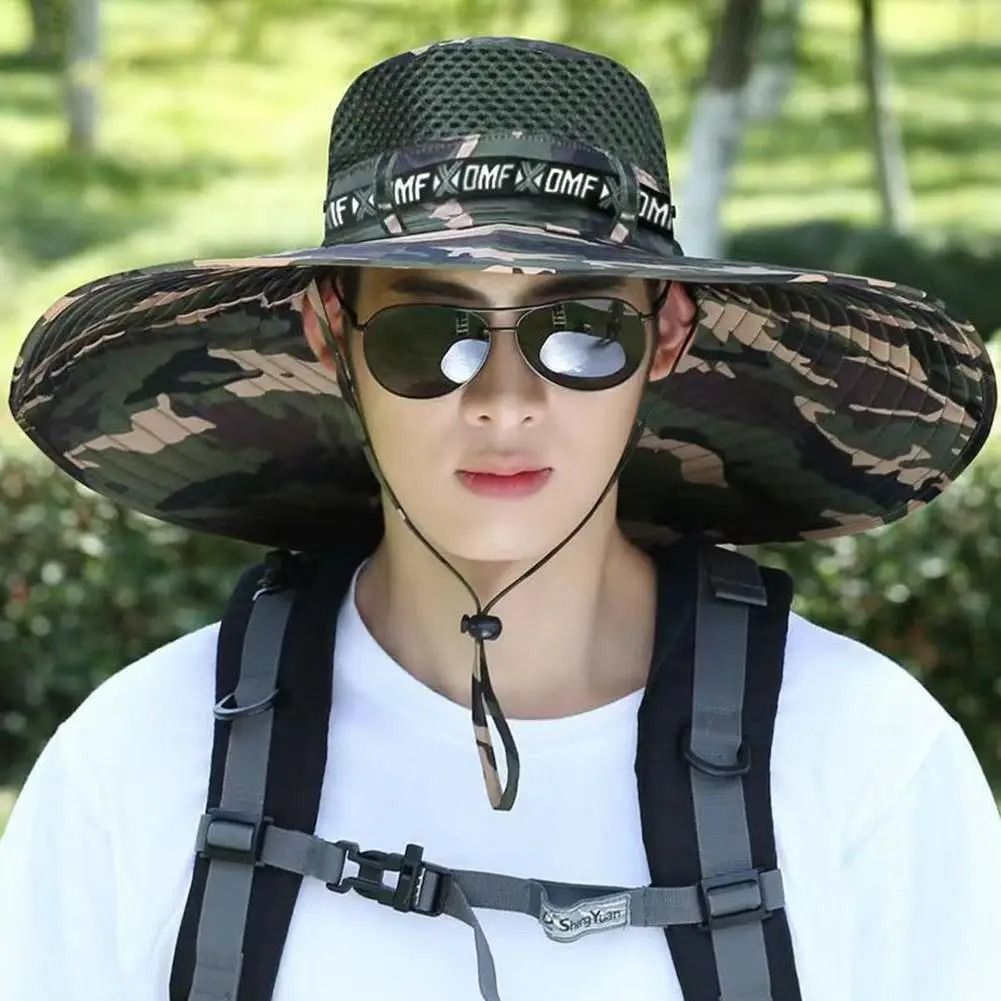 Large Brim Breathable Fishing & Sun Hat