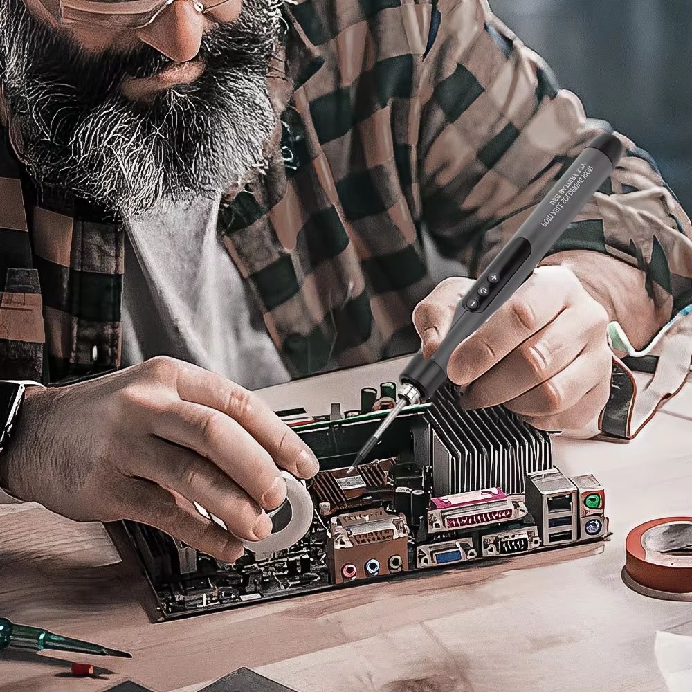 ProSolder USB-C Digital Soldering Iron Kit – Adjustable Temperature, Mini Portable & Type-C Interface