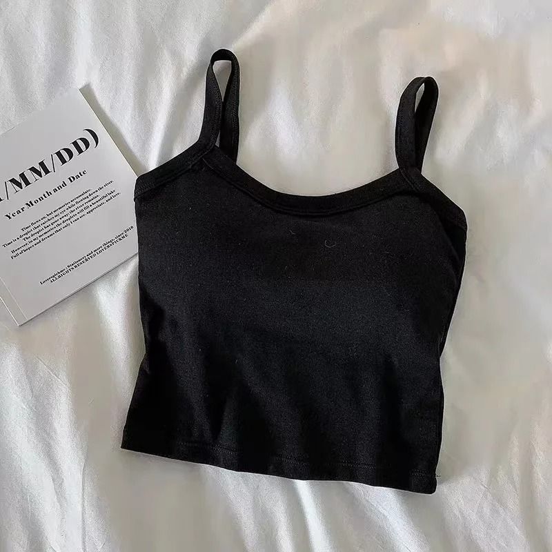 Womens Sexy Sleeveless Crop Top - Basic Fashion Camisole & Tube Top