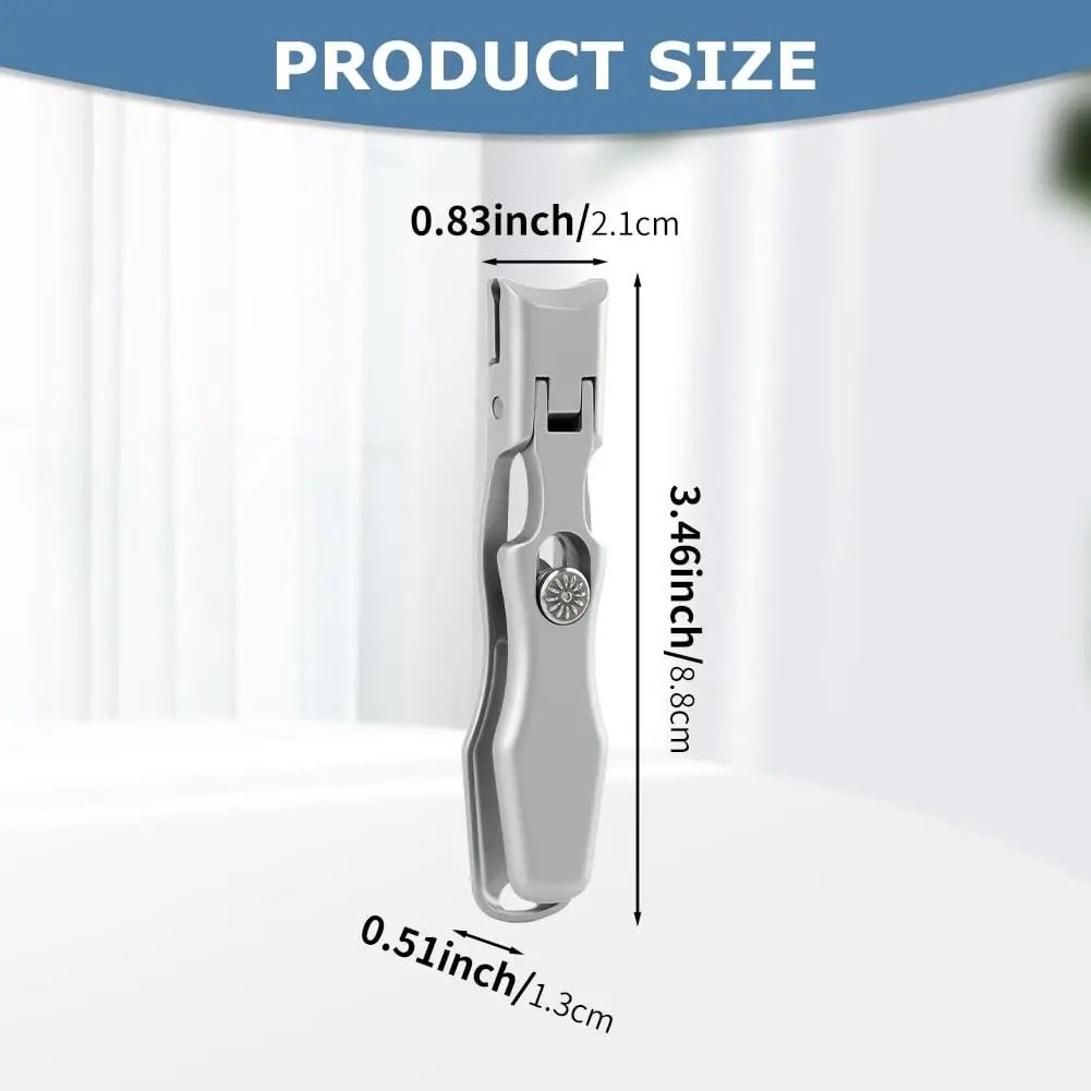 Ultra Sharp Stainless Steel Nail Clippers with Nail File