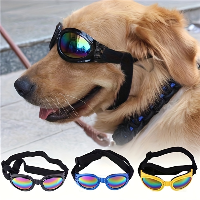 Multi-Color Foldable Pet Dog Sunglasses Protecting Eyes from Sunshine