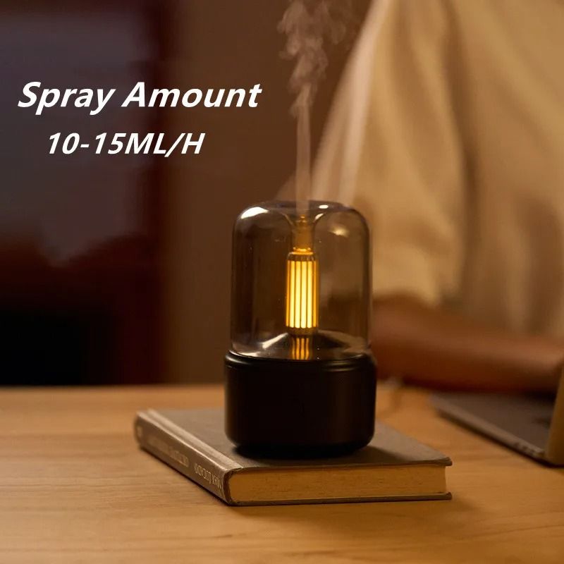 Candle Lamp Aroma Diffuser & Air Humidifier