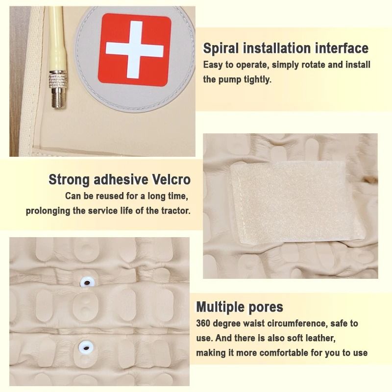 Medical-Grade Inflatable Lumbar Traction Belt