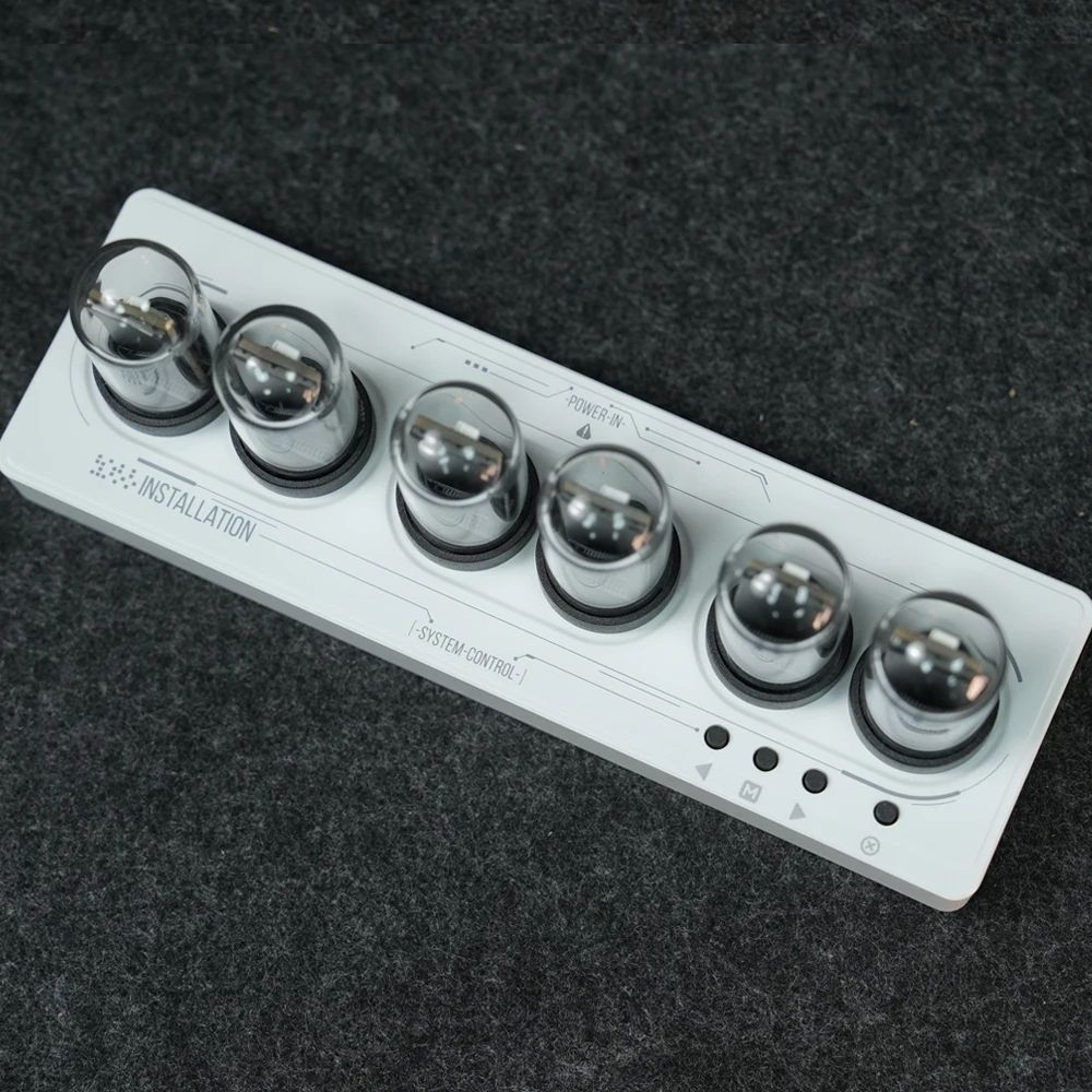RGB Nixie Tube Style WiFi Alarm Clock with IPS Display