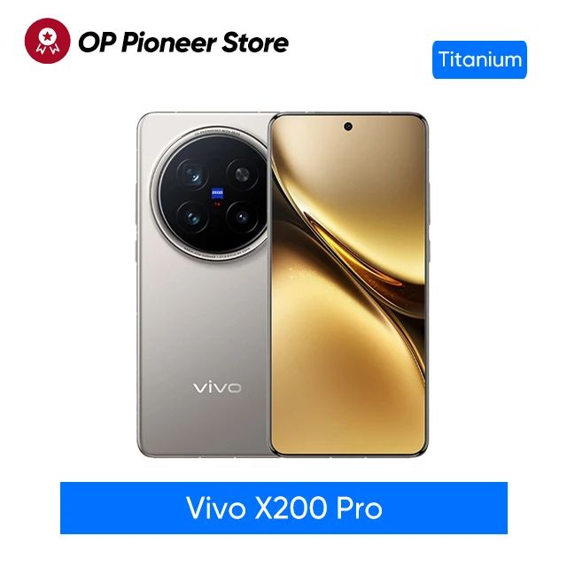 VIVO X200 Pro 5G AMOLED Flagship Phone - Dimensity 9400 smartphone with 120Hz Display, 6000mAh + 90W Fast Charge